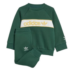 Survêtement Vert/Blanc Garçon Adidas Crew Set
