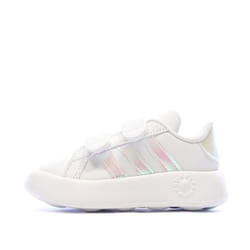 Baskets Blanches Bébé Fille Adidas Grand Court 2.0 Cf