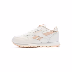 Baskets Fille - Reebok - Classic Leather - Rose - Cuir - Lacets