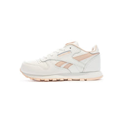 Baskets Fille - Reebok - Classic Leather - Rose - Cuir - Lacets