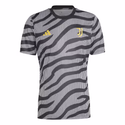 T-shirt - ADIDAS - Juventus Prematch M - Gris - Noir - Homme - Manches courtes