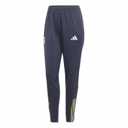 Pantalon de football - Adidas - Real Madrid - 100% Polyester - Taille élastique - Bas zippés