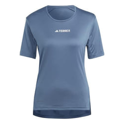 T-shirt - ADIDAS - Terrex Multi Tee HZ6247 - Bleu - 100% polyester - Manches courtes