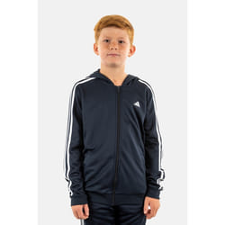Veste à capuche Train Essentials AEROREADY 3-Stripes Regular-Fit Full-Zip en Bleu