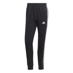 Pantalon fuselé molleton 3 bandes Essentials en Noir