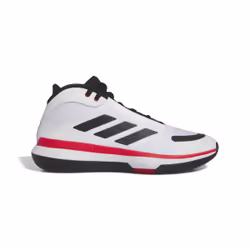 Chaussures de Basketball - ADIDAS - Bounce Legends - Blanc/Rouge - Homme - Tige synthétique