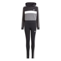 Ensemble legging molleton colorblock 3 bandes Tiberio Enfants en Noir