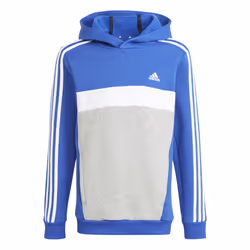 Sweat-shirt à capuche molleton Tiberio 3 bandes Colorblock Enfants en Bleu