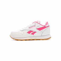 Baskets Fille - REEBOK - Classic Leather - Cuir - Lacets - Rose