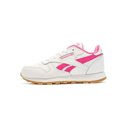 Baskets Fille - REEBOK - Classic Leather - Cuir - Lacets - Rose