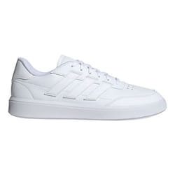 Baskets - ADIDAS - Courtblock - Blanc - Lacets - Plat