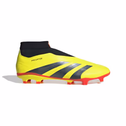 Chaussure de football Predator League sans lacets Terrain souple en Jaune