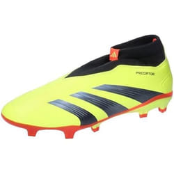 Chaussure de football Predator League sans lacets Terrain souple en Jaune