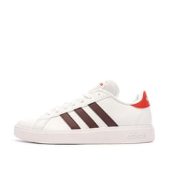 Baskets Blanches/Rouge Homme Adidas Grand Court Base 2.0