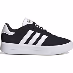 Chaussures Adidas Court Platform Suede pour Femme - Noir