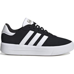 Chaussures Adidas Court Platform Suede pour Femme - Noir