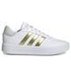 Chaussures Adidas Court Platform pour Femme - Blanc - Talon Plat - Lacets