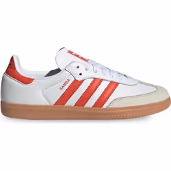 Chaussures Adidas Samba Og W pour Femme Blanc - Lacets - Cuir