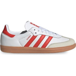 Chaussures Adidas Samba Og W pour Femme Blanc - Lacets - Cuir