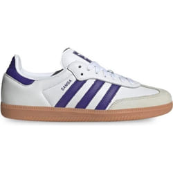 Chaussures Adidas Samba Og W pour Femme Blanc - Marque ADIDAS - Cuir - Lacets - Plat