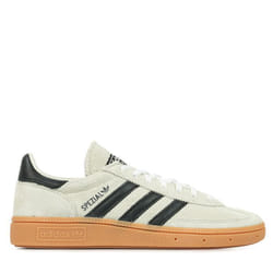 Chaussures unisexe Adidas - Cuir/Synthétique - Beige - Lacets - Plat