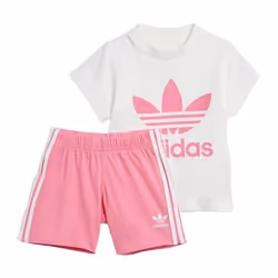 Ensemble Blanc/Rose Fille Adidas IR6865