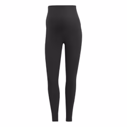 Legging côtelé 7/8 taille haute (maternité) en Noir - XL