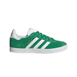 Chaussures Adidas Gazelle J pour Enfant - Vert - Talon Plat - Lacets