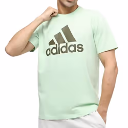 T-shirt - Adidas - IS1302 - Vert - 100% coton - Manches courtes