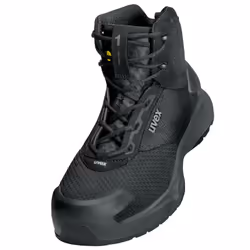 Uvex 1 x-craft, Mâle, Adulte, Bottes de sécurité, Noir, Pas de motif, Fermeture par lacet