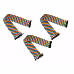 Kabelmeister JW40-020MM-3, Embout solide, Multicolore, Planche à pain, Mâle/Mâle, 20 cm