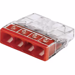 Informations techniques AWG : 18 - 14 Connexion (composants) : ressort de traction Couleur : transparent, rouge Courant nomin ...