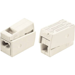 Wago - Borne pour luminaires 224-112 flexible: 0.5-2.5 mm² rigide: 1-2.5 mm² Nombre de pôles: 3 blanc 15 pc(s) S811252