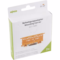 fabricant et numéro du fabricant WAGO données techniques Contenu: 2 pc(s) informations supplémentaires Adaptateur de fixation ...