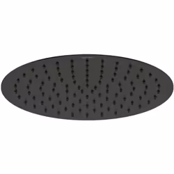 Douche de tête couleur : noir mat matériau : inox diamètre : 300 mm 1 jet - Rain débit : 25,5 l/min (à 3 bars) raccord G 1/2’ ...