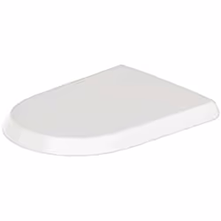 Abattant WC couleur : blanc matériau de la charnière : inox dimensions : 425 x 368 mm avec fonction de fermeture lente SoftCl ...