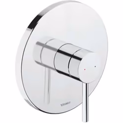 Mitigeur de douche encastré finition : chrome commande à levier montage encastré cartouche céramique rosace de recouvrement r ...