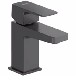 Mitigeur de lavabo sur pied couleur : noir mat hauteur du robinet : 138 mm longueur du bec : 95 mm zone de confort : 85 mm mo ...