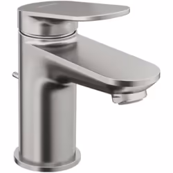 Mitigeur de lavabo sur pied avec bonde couleur : inox brossé hauteur du mitigeur : 137 mm longueur du bec : 95 mm zone de con ...