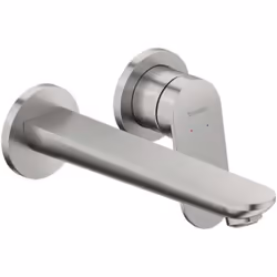 Mitigeur de lavabo à levier couleur : inox brossé longueur du bec : 202 mm largeur : 167 mm commande à levier installation 2  ...
