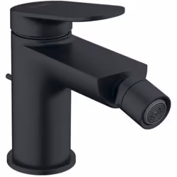 Mitigeur de bidet à levier sur pied avec bonde couleur : noir mat hauteur du mitigeur : 137 mm longueur du bec : 128 mm monta ...