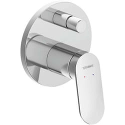 Duravit - Wave - Mitigeur encastré, 2 sorties, avec corps d'encastrement, chrome WA4210008010