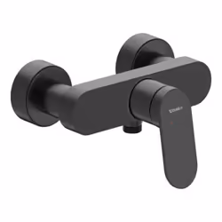 Mitigeur de douche - DURAVIT - Wave - Noir mat - Laiton - Cartouche céramique