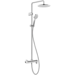 Wave - Set de douche avec mitigeur, diamètre 25 cm, 3 jets, chrome WA4280007010 - Duravit