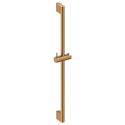 Barre de douche 90 cm Bronze brossé
