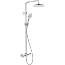 Duravit - Système de douche universel douchette avec 3 types de jets (Rain, Intense Rain, Soft Rain), à économie d'eau, set de douche facile à
