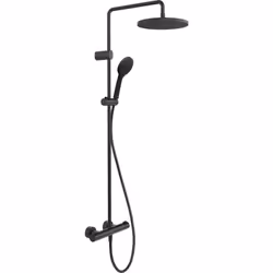 Les avantages de la colonne de douche thermostatique DURAVIT MinusFlow noir mat : Économie d'eau Design moderne et intemporel ...