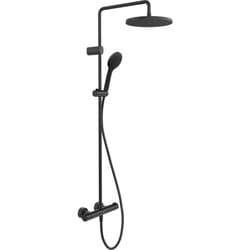 Colonne de douche thermostatique Duravit MinusFlow noir mat