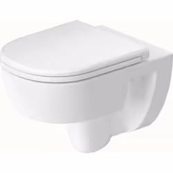 Duravit D-Code 1 x WC suspendu suspendu chasse d'eau basse, odeurs minimales, rimless, sans bord de chasse Grande quantité d' ...
