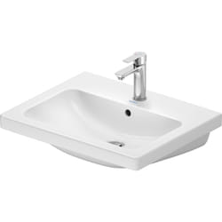Duravit - D-Code lavabo, avec trou pour robinetterie, avec